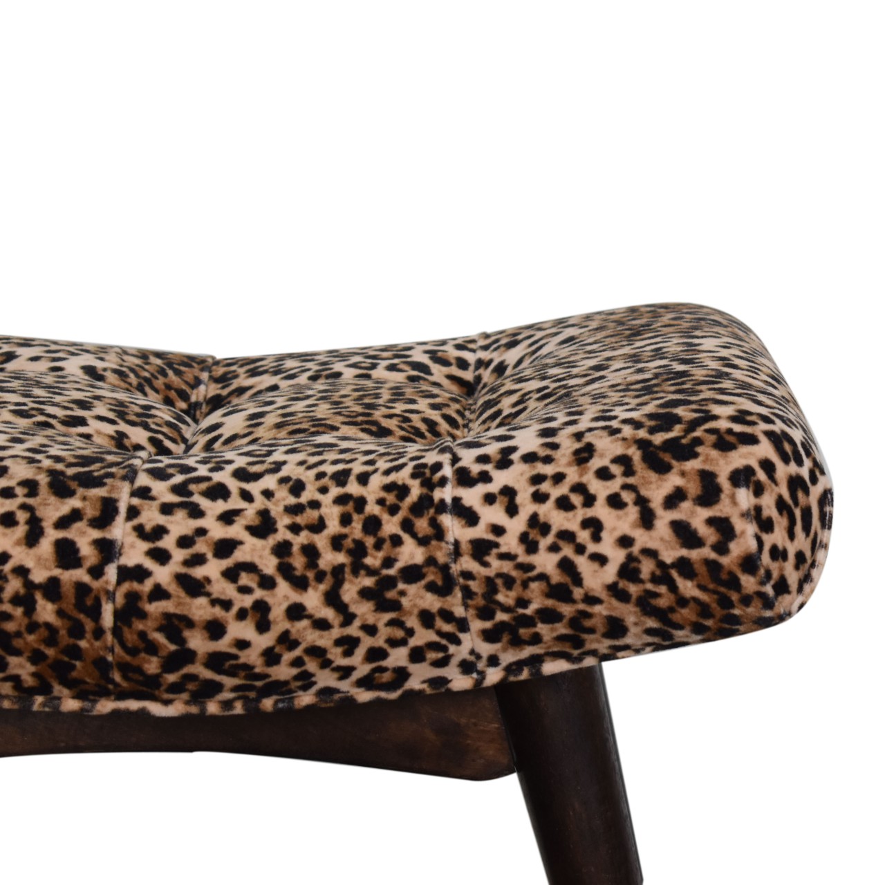 Leopard Print Curved Bench - Image 4