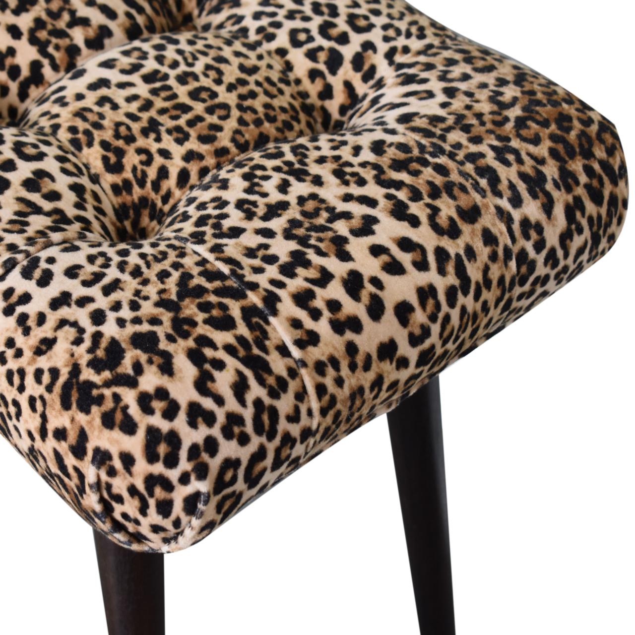 Leopard Print Curved Bench - Image 5