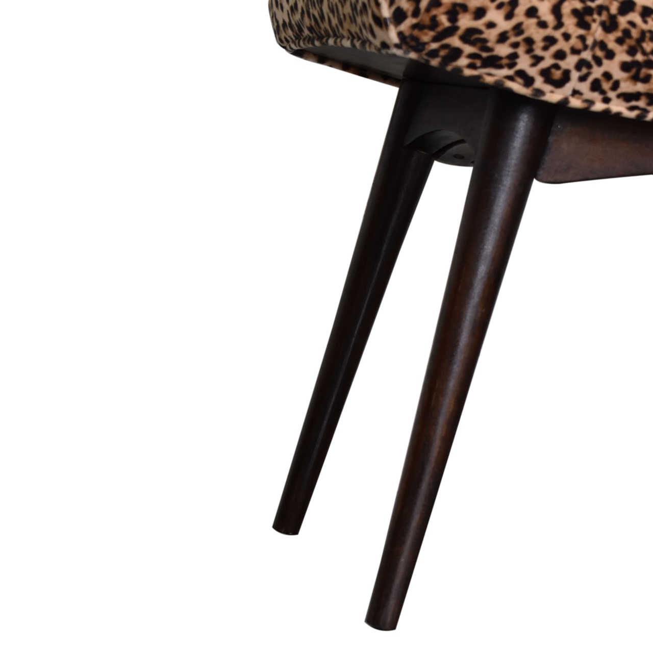 Leopard Print Curved Bench - Image 7