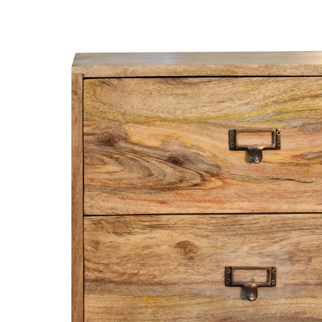 Oak-ish Filing Cabinet - Image 7