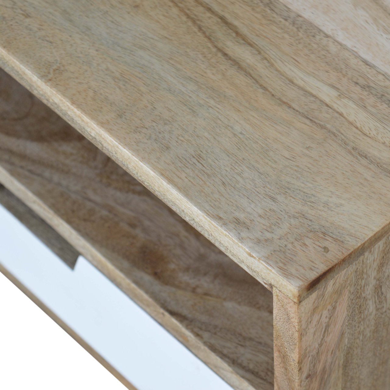 White Painted Drawer Bedside Table - Image 4