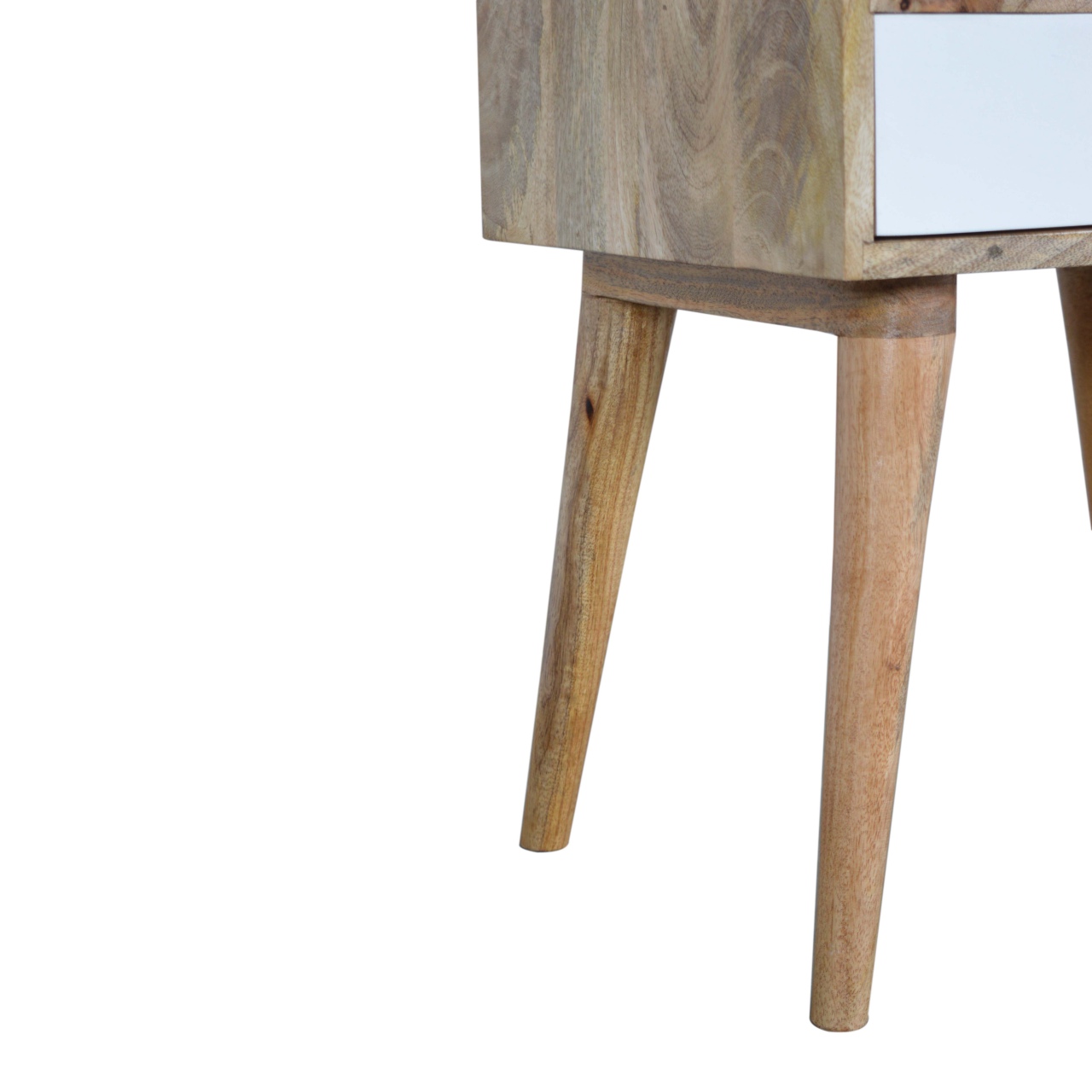 White Painted Drawer Bedside Table - Image 6