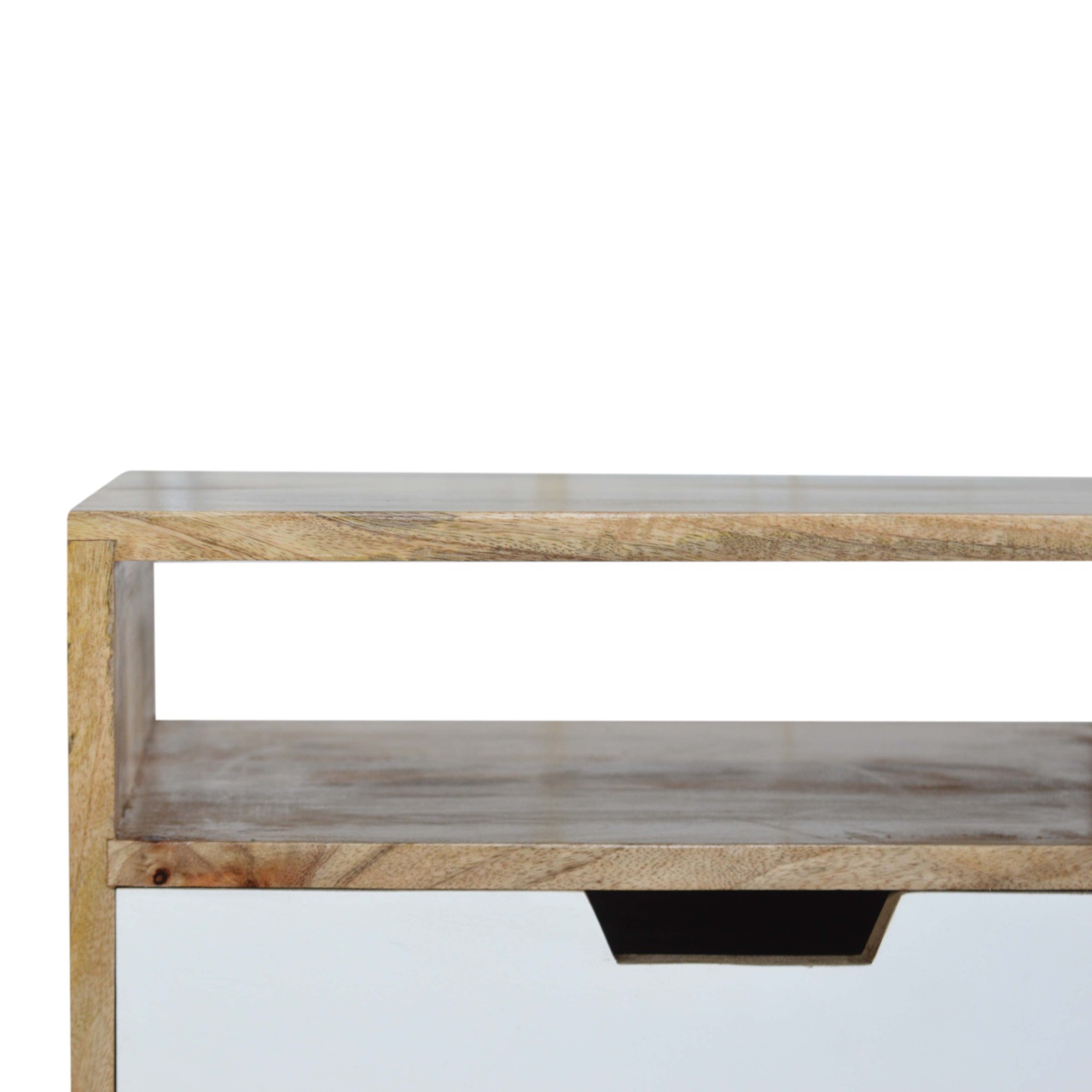 White Painted Drawer Bedside Table - Image 7