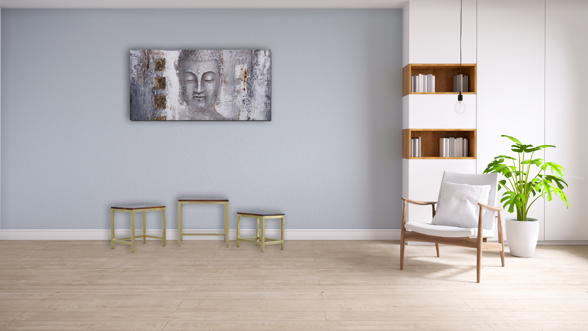 Chunky Gold Stool Set of 3 - Image 12