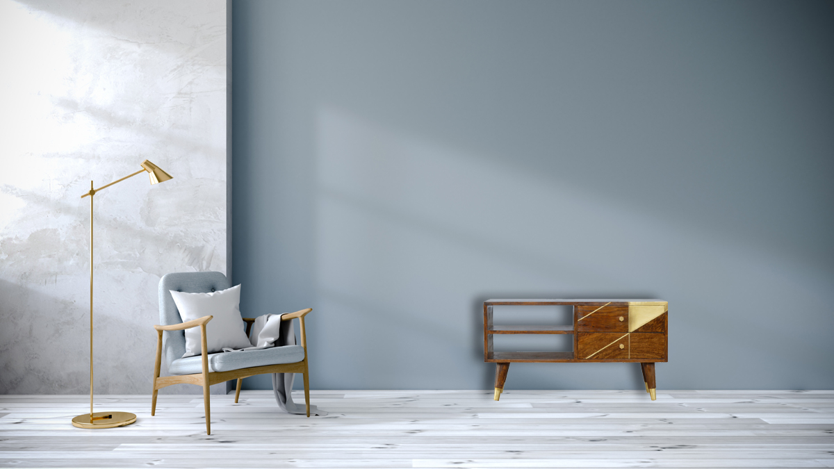 Gold Geo Chestnut Media Unit - Image 11