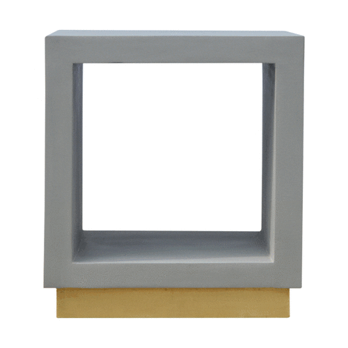 Cement Cube Bedside Table - Image 8