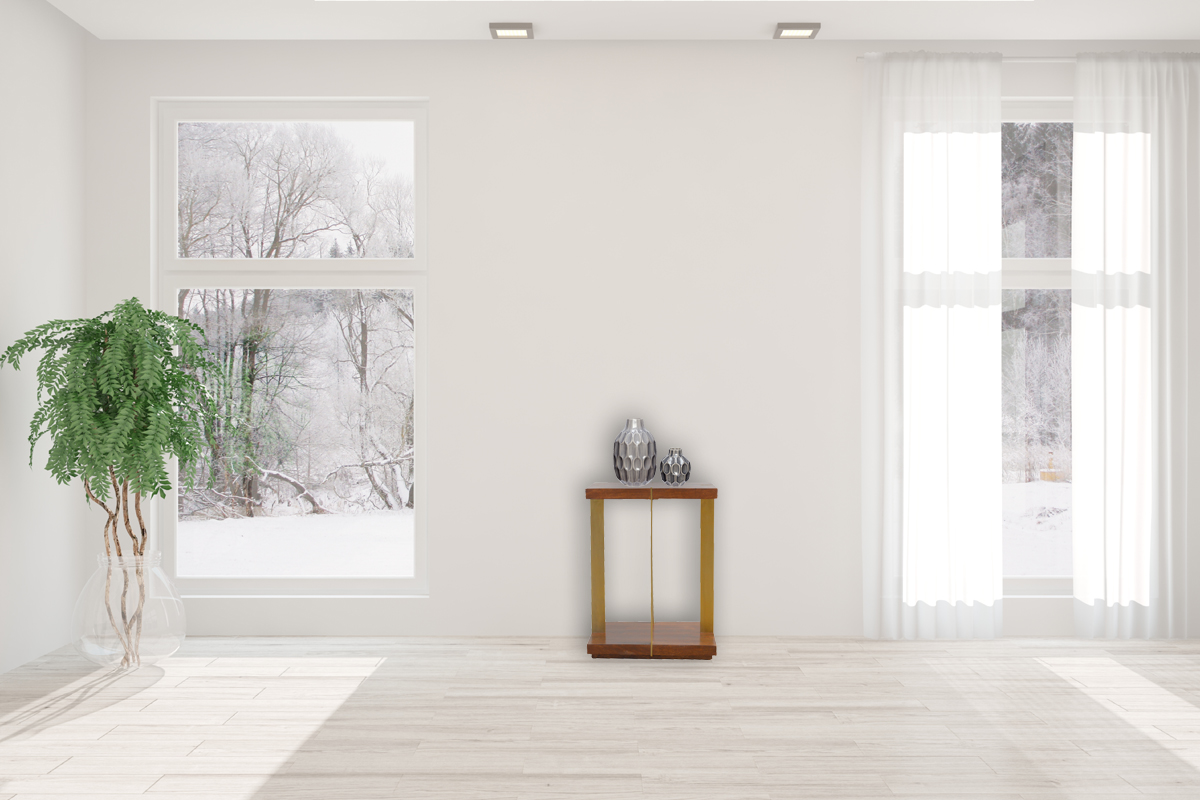 Open Panel Chestnut End Table - Image 8