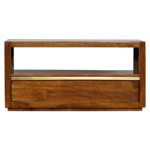 Gold Bar Chestnut TV Unit - Image 10