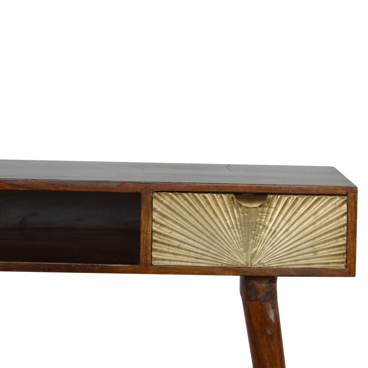 Sunrise Gold Carved Writing Desk - Image 3