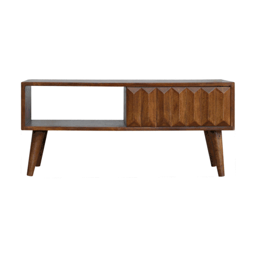 Chestnut Prism Sliding Media Unit - Image 10