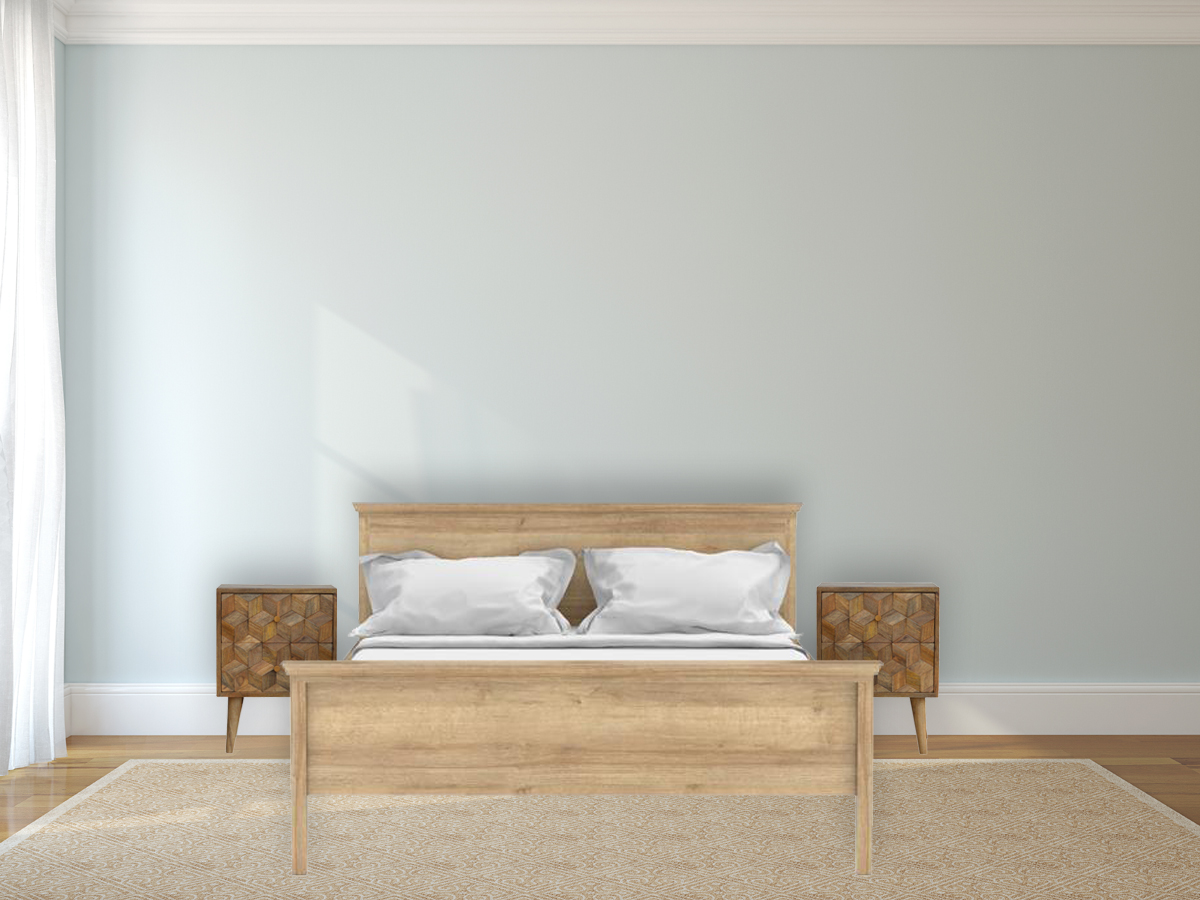 Cube Carved 2 Drawer Bedside - Image 11