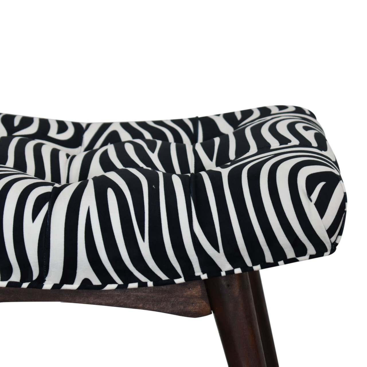 Zebra Print Curved Bench - Image 5