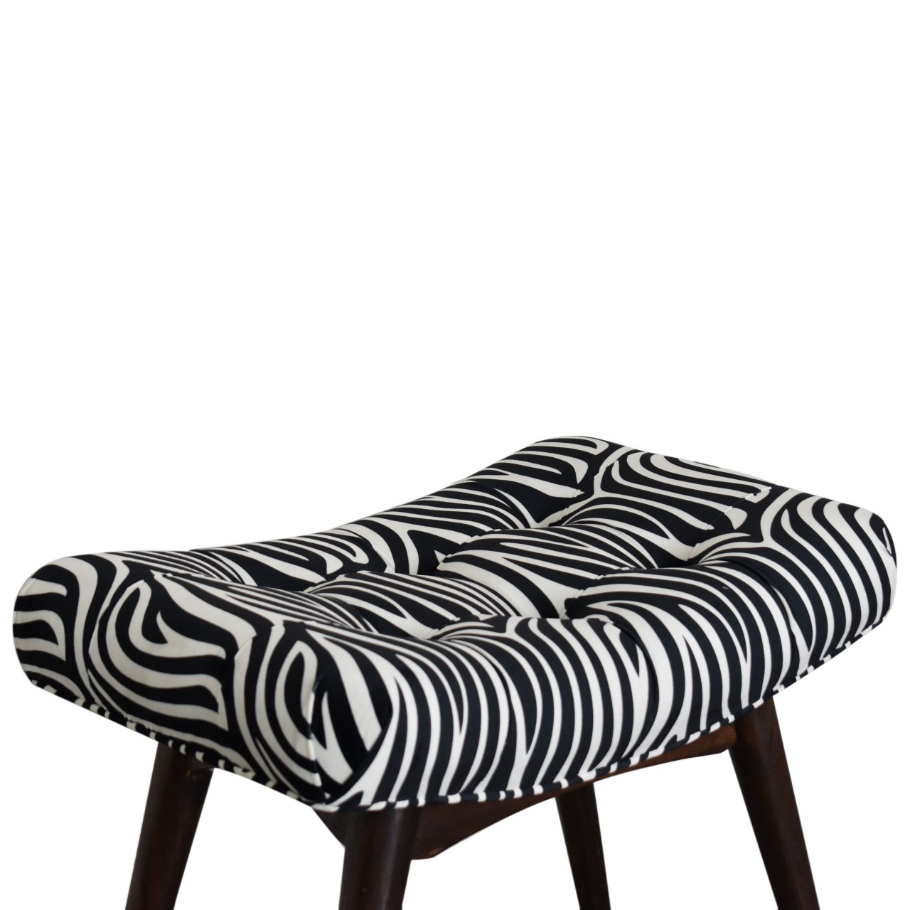 Zebra Print Curved Bench - Image 7