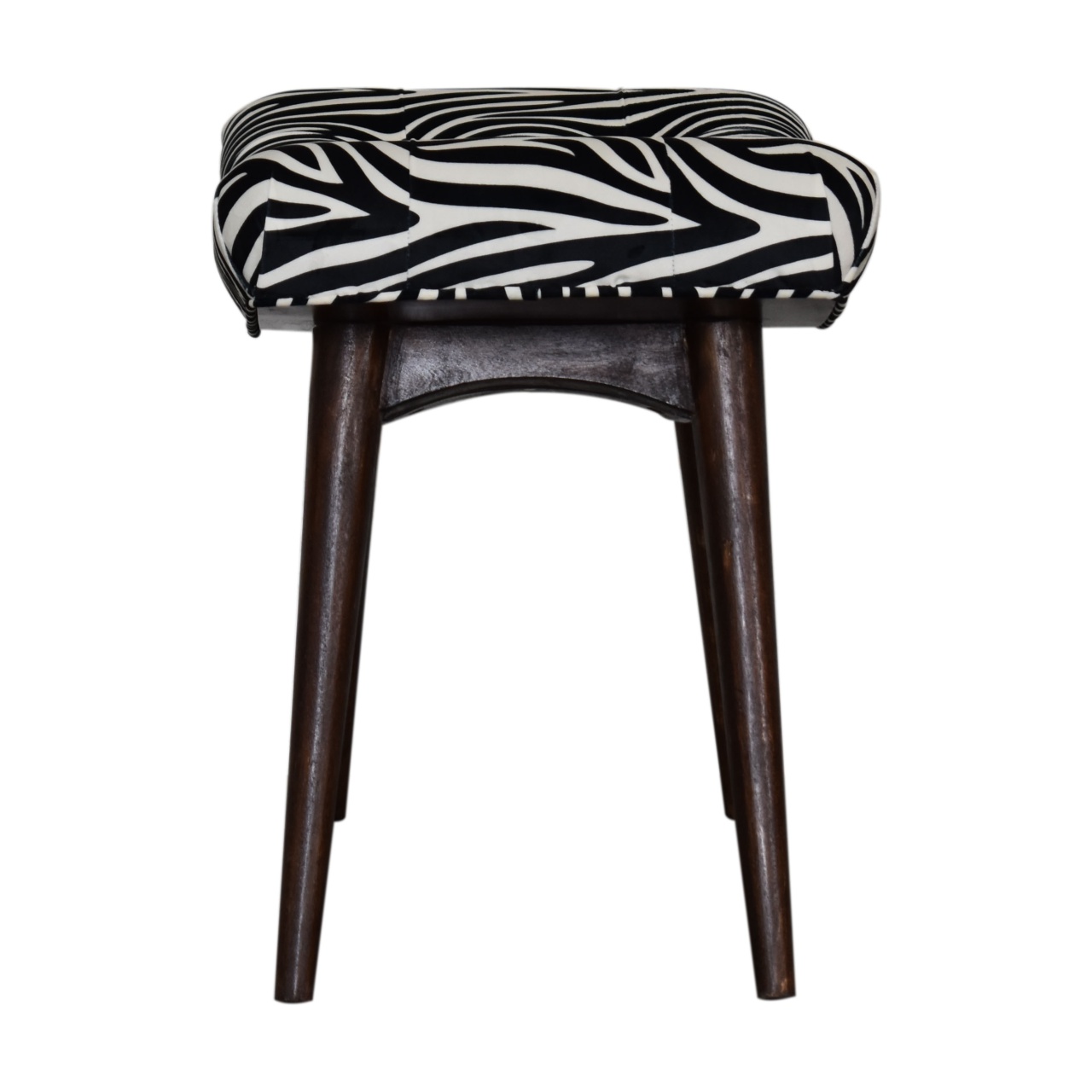 Zebra Print Curved Bench - Image 9