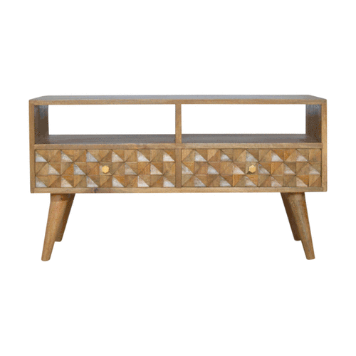 Diamond Carved TV Unit - Image 10