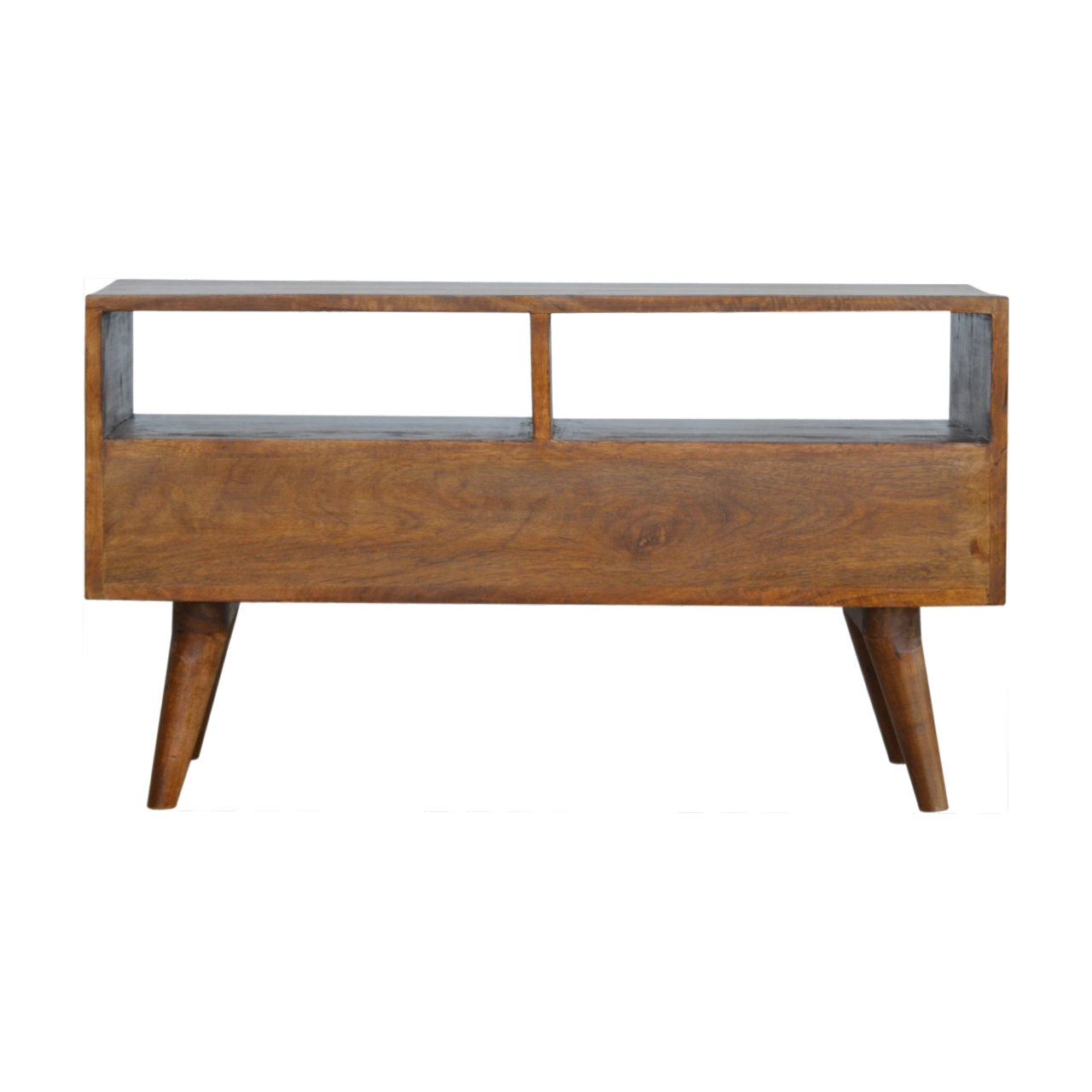 Chestnut Pineapple Carve Media Unit - Image 9