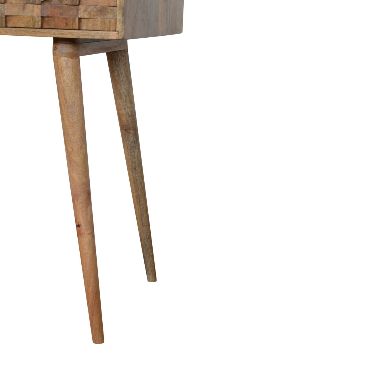 Tile Carved Open Slot Writing Desk - Image 7