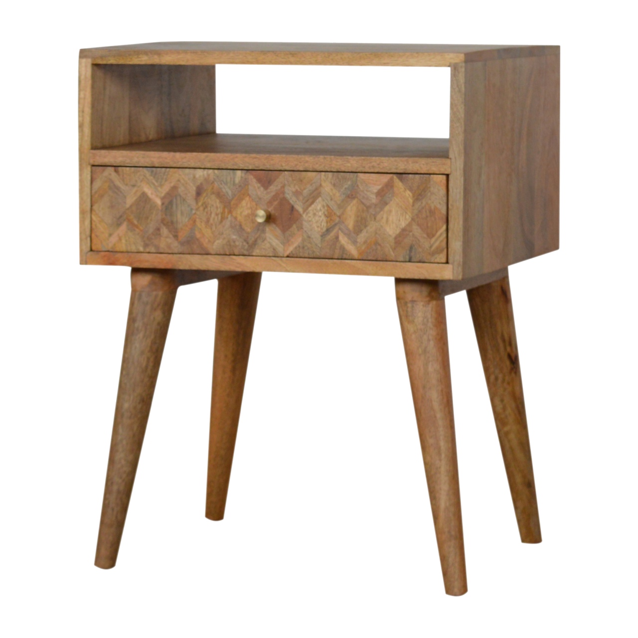 Assorted Oak-ish Open Slot Bedside - Image 8