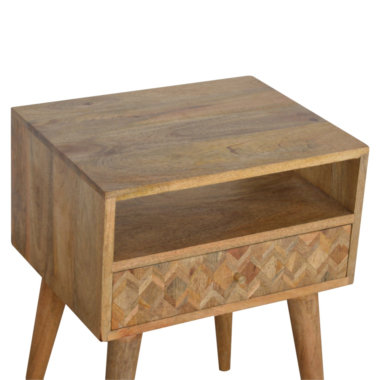 Assorted Oak-ish Open Slot Bedside - Image 5