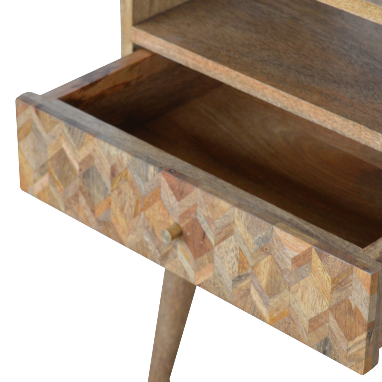 Assorted Oak-ish Open Slot Bedside - Image 3