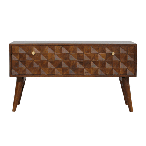 Chestnut Diamond Storage Bench - Image 10