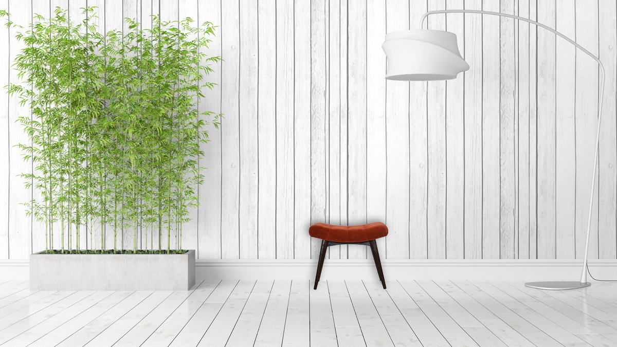 Brick Cotton Velvet Curve Bench - Image 12