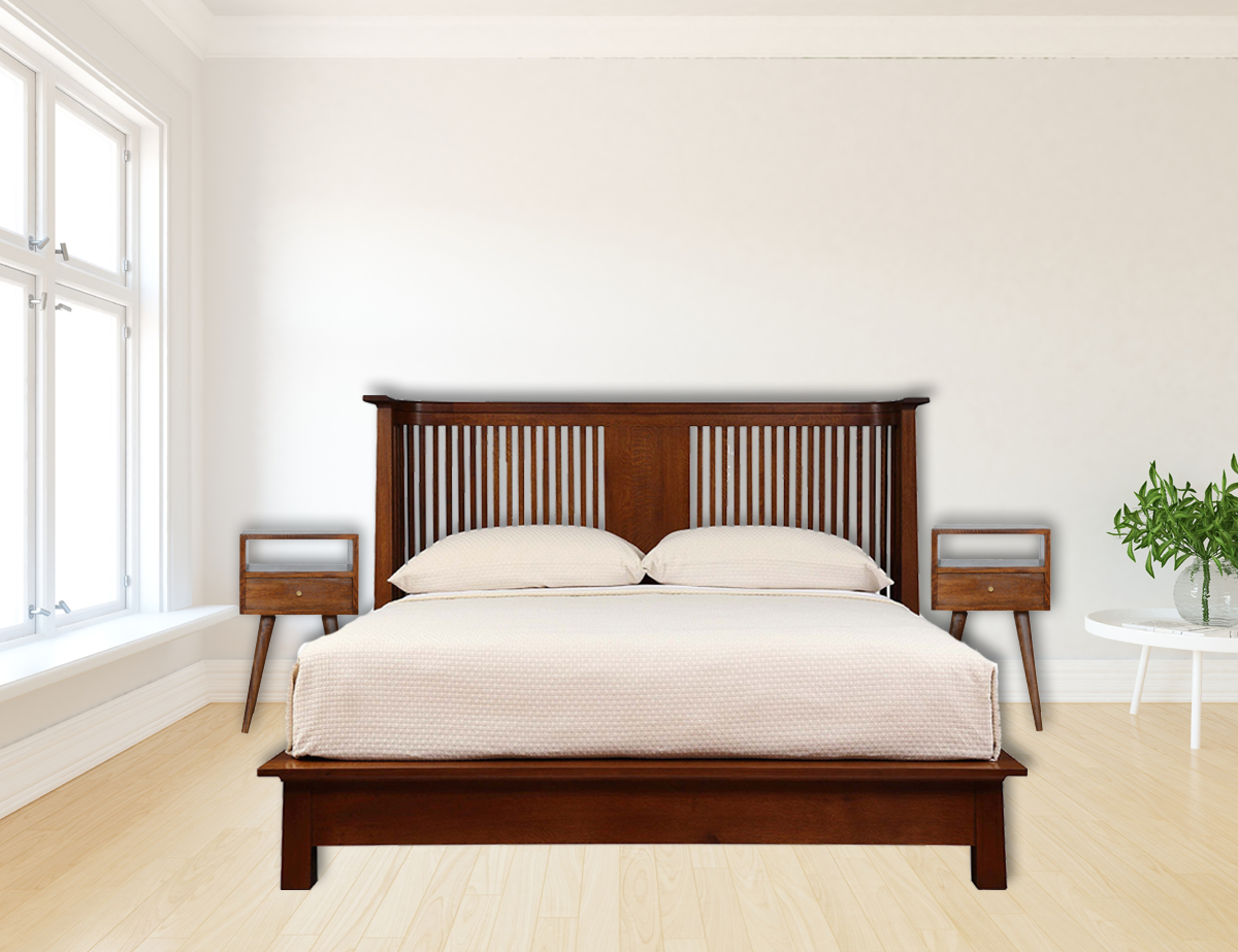 Mini Walnut Bedside - Image 7