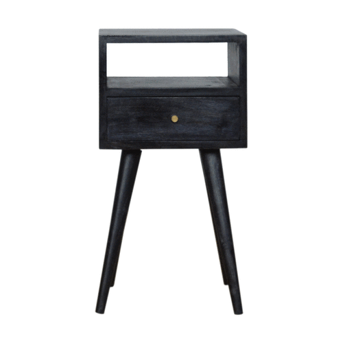 Mini Ash Black Bedside - Image 10