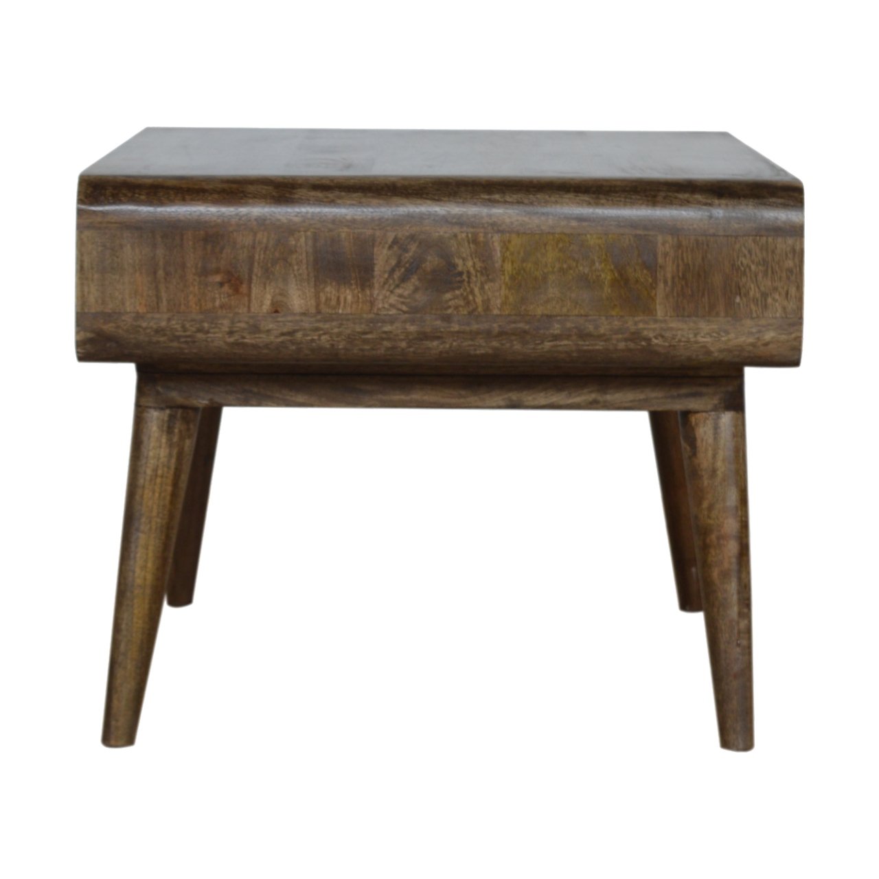Curved Grey Washed Coffee Table - Image 9