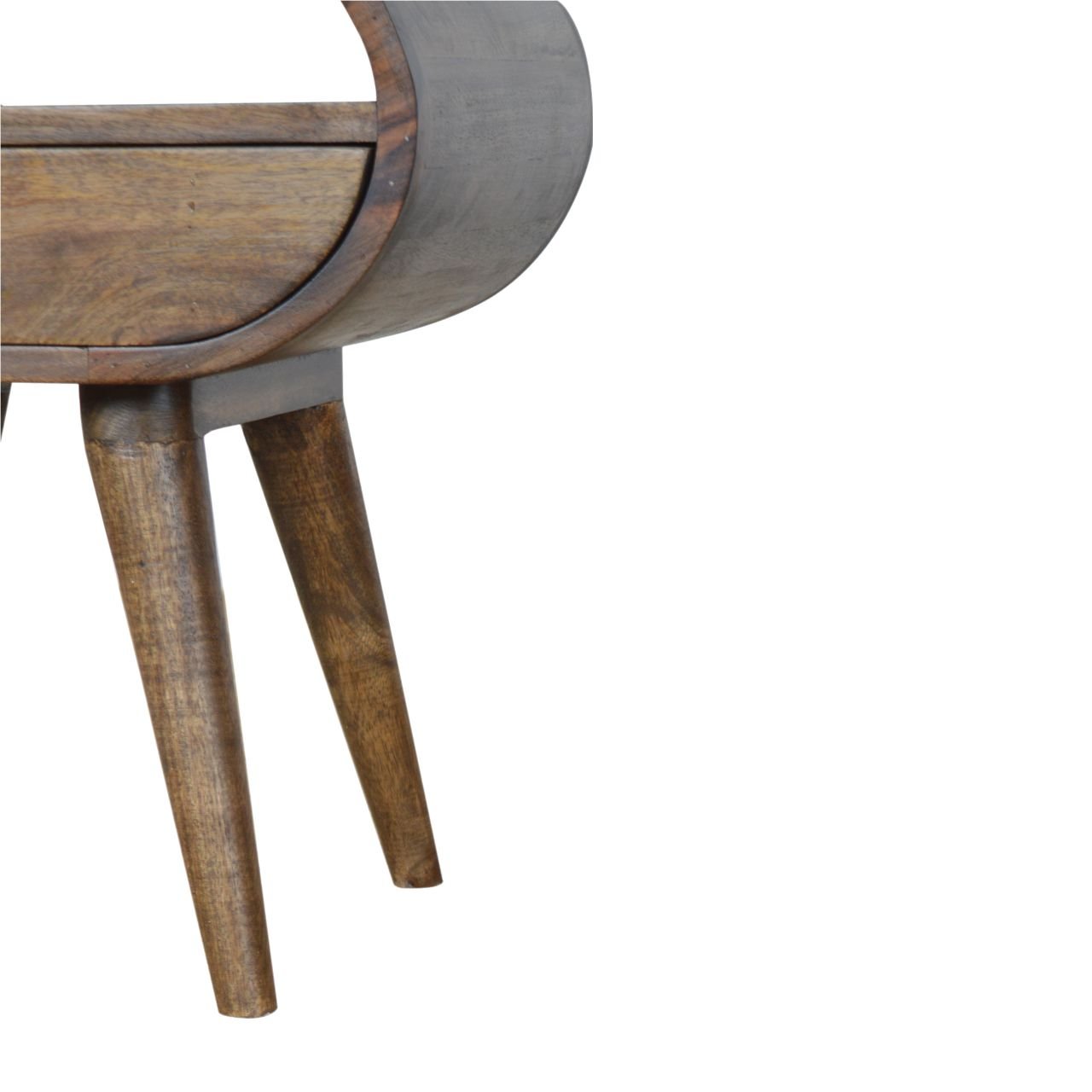 Grey Washed Circular Bedside - Image 6