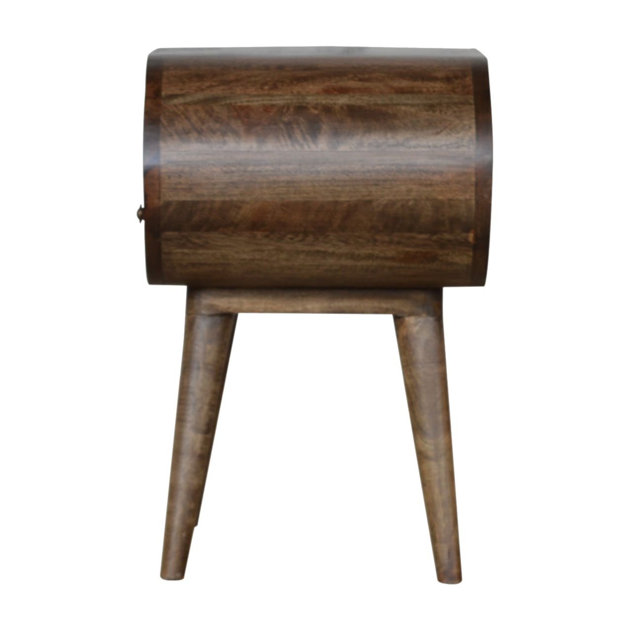 Grey Washed Circular Bedside - Image 8