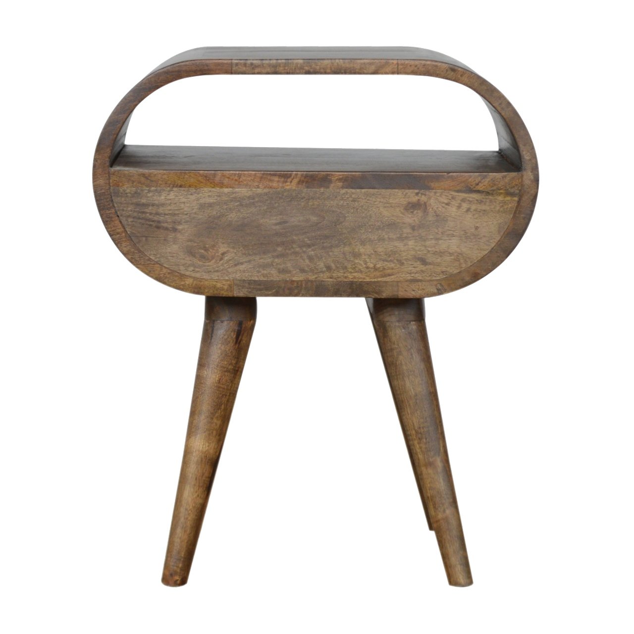 Grey Washed Circular Bedside - Image 9