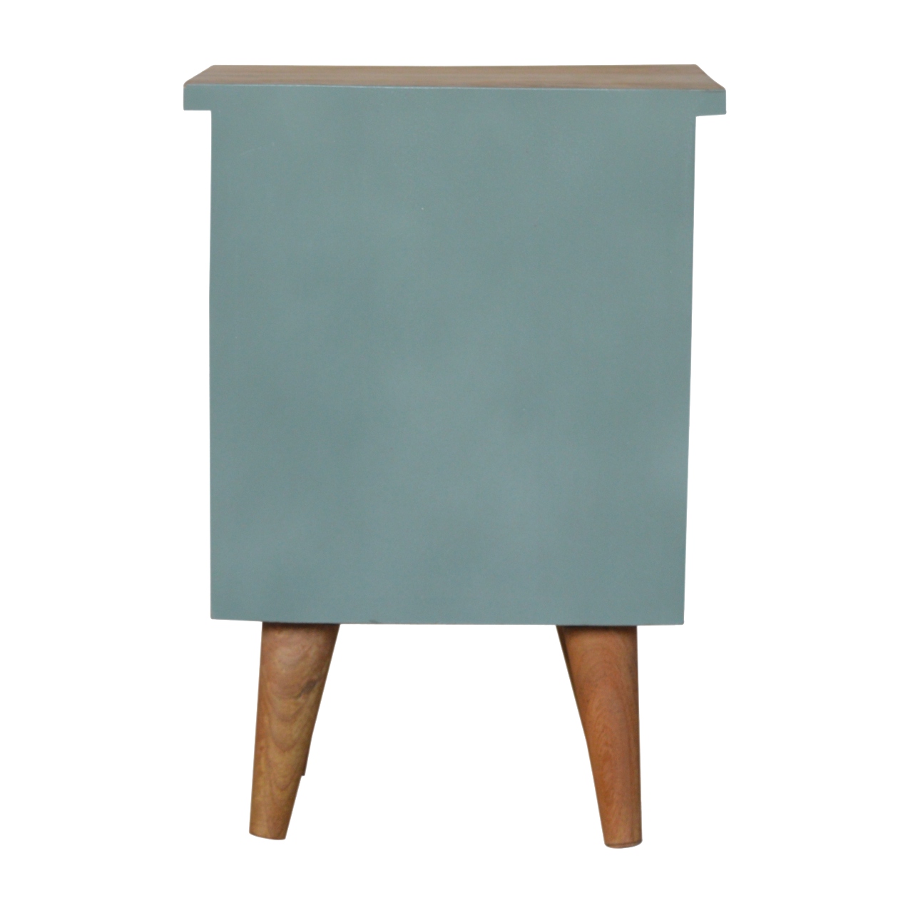 Green Hand Painted Bedside - Image 9