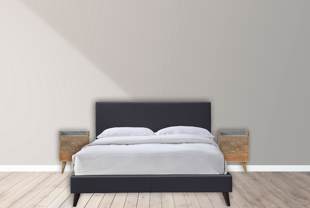 Bone Inlay Gallery Back Bedside - Image 12