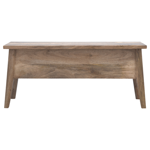 Solid Wood Lid Up Storage Bench - Image 12