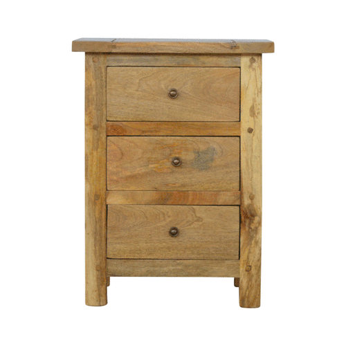 Country 3 Drawer Bedside - Image 11