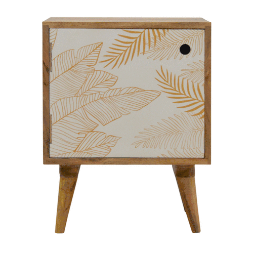 Leaf Screen-printed Bedside - Image 11