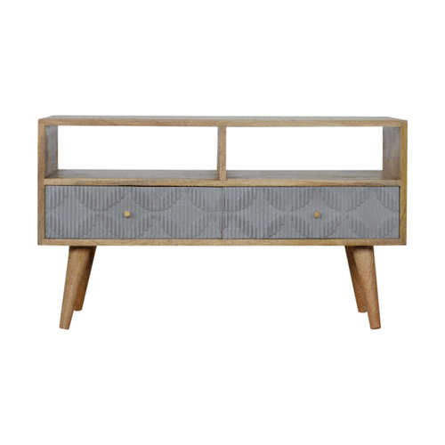 Geometric Carved Media Unit - Image 11