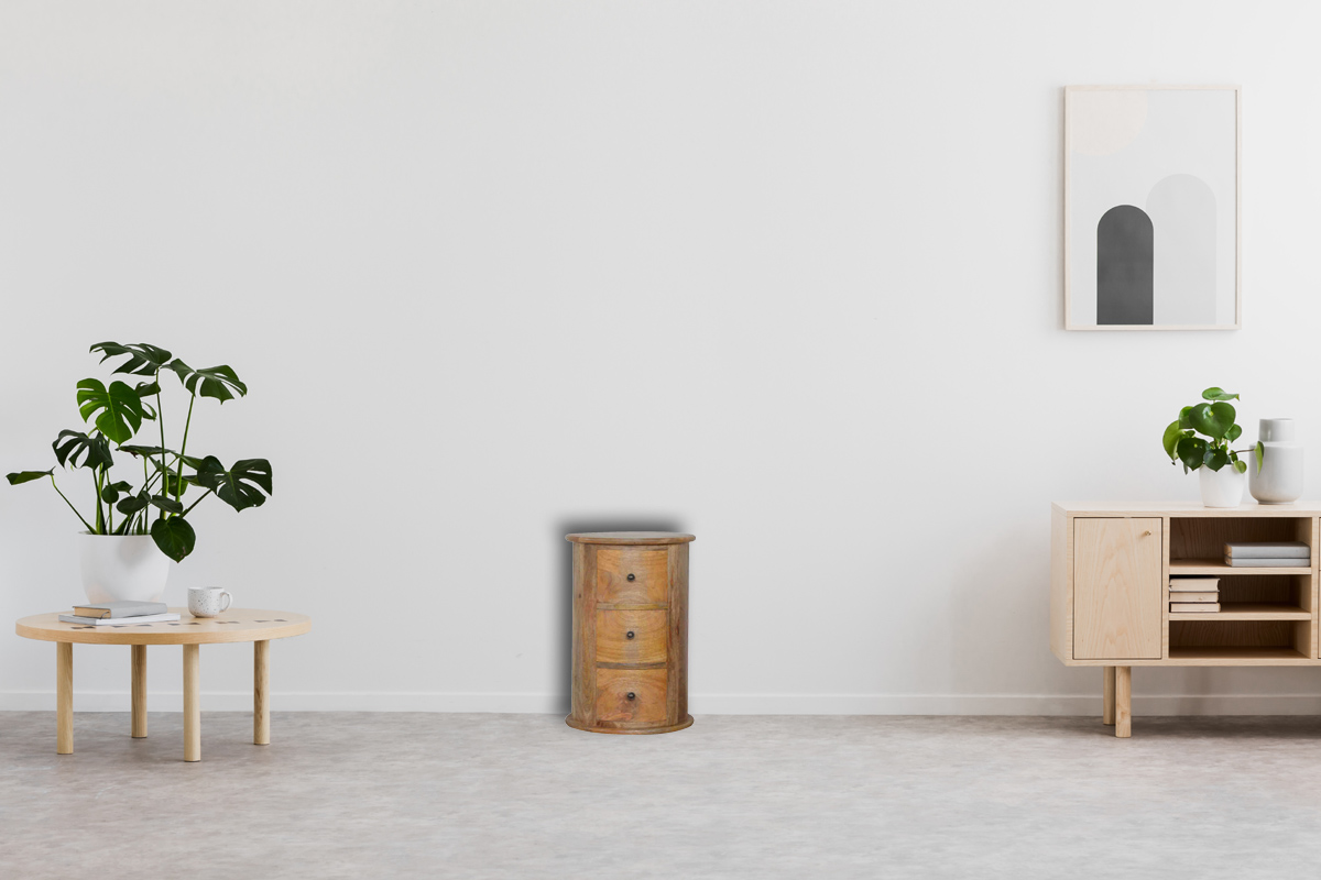 3 Drawer Drum Chest - Image 14