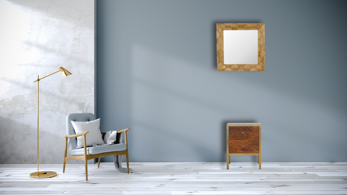 Gold Iron Frame Bedside - Image 11