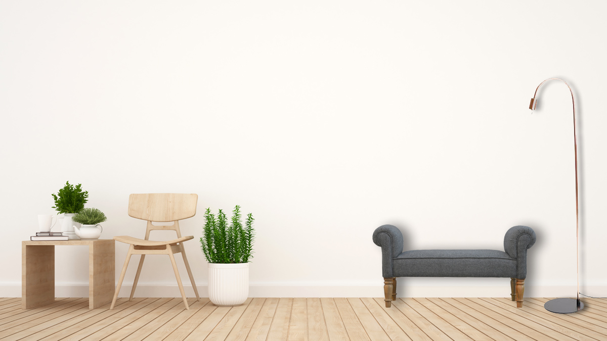 Black Tweed Bench with Turned Feet - Image 9