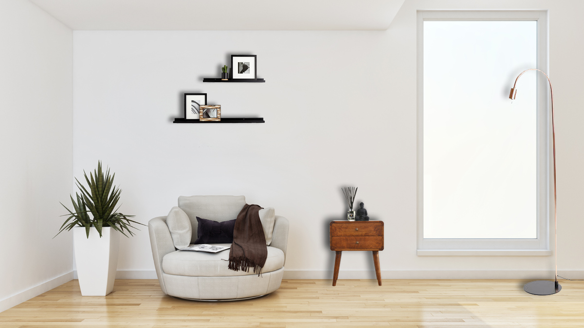 Curved Chestnut Bedside - Image 3