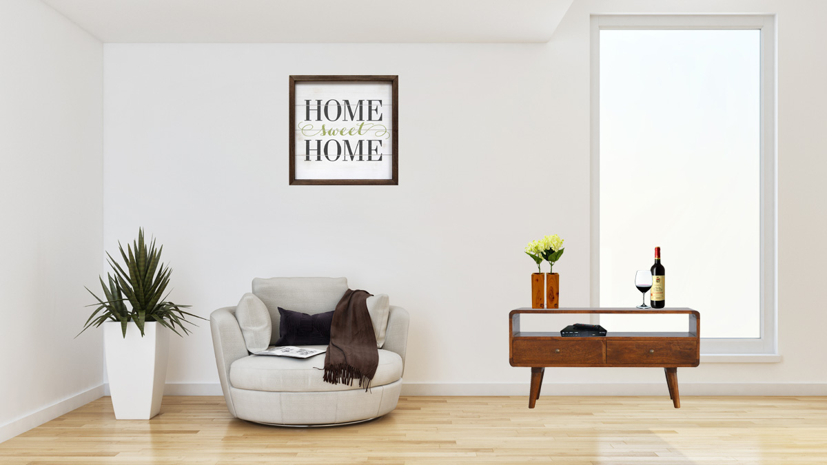 Curved Chestnut Media Unit - Image 12