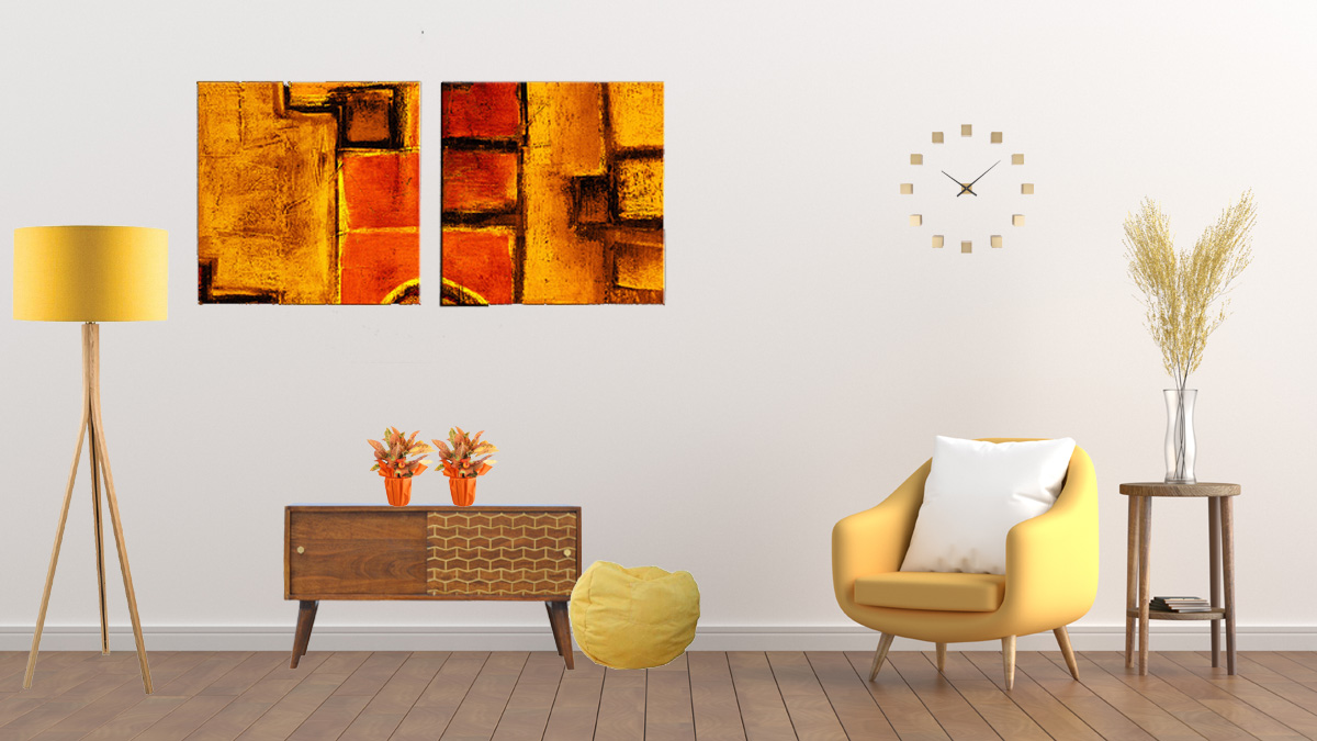 Gold Art Pattern Sideboard - Image 11