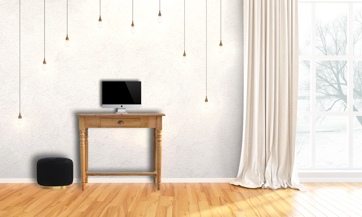 Black Velvet Pleated Footstool - Image 7