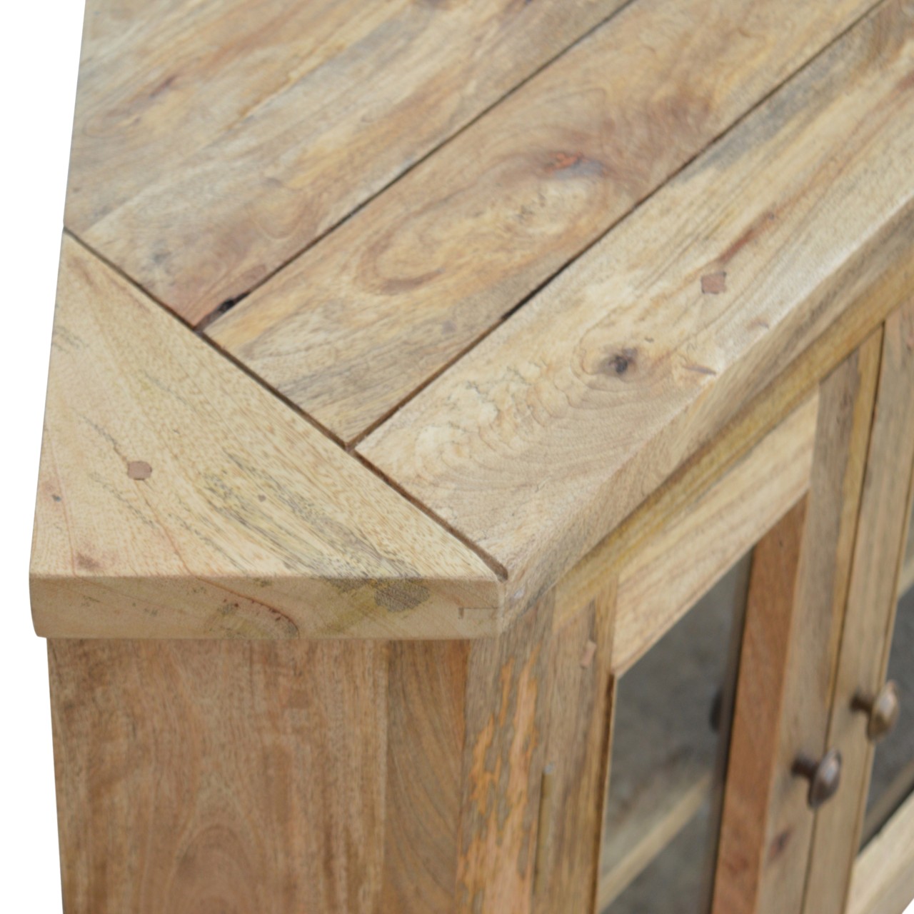 Granary 2 Door Corner TV Cabinet - Image 6