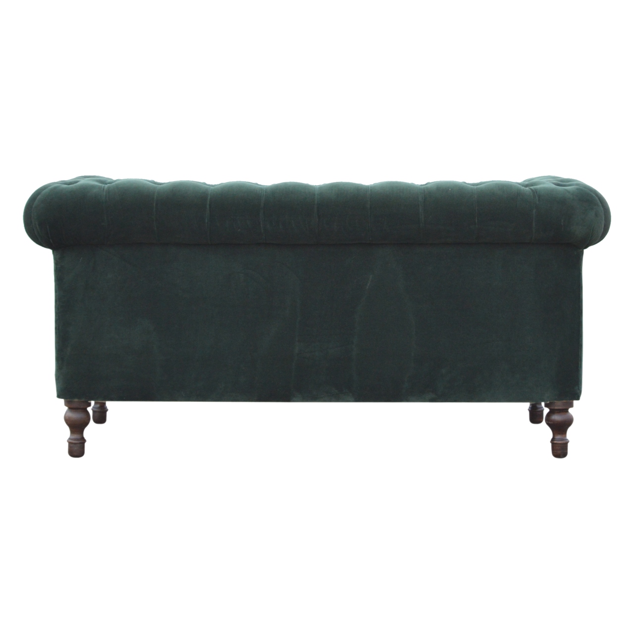 Emerald Green Velvet Chesterfield - Image 9