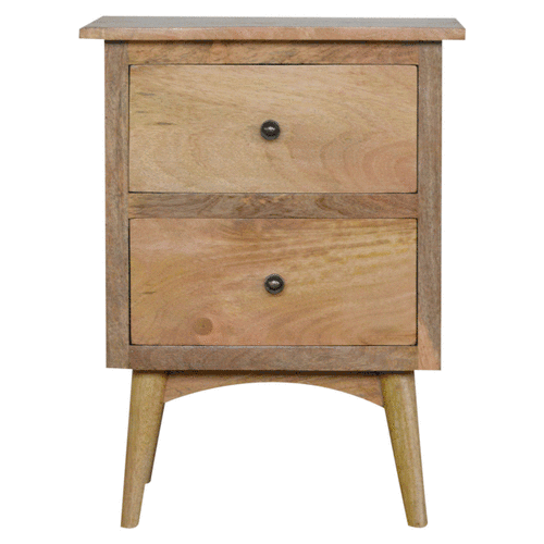 Nordic Style Bedside with 2 Drawers - Image 10
