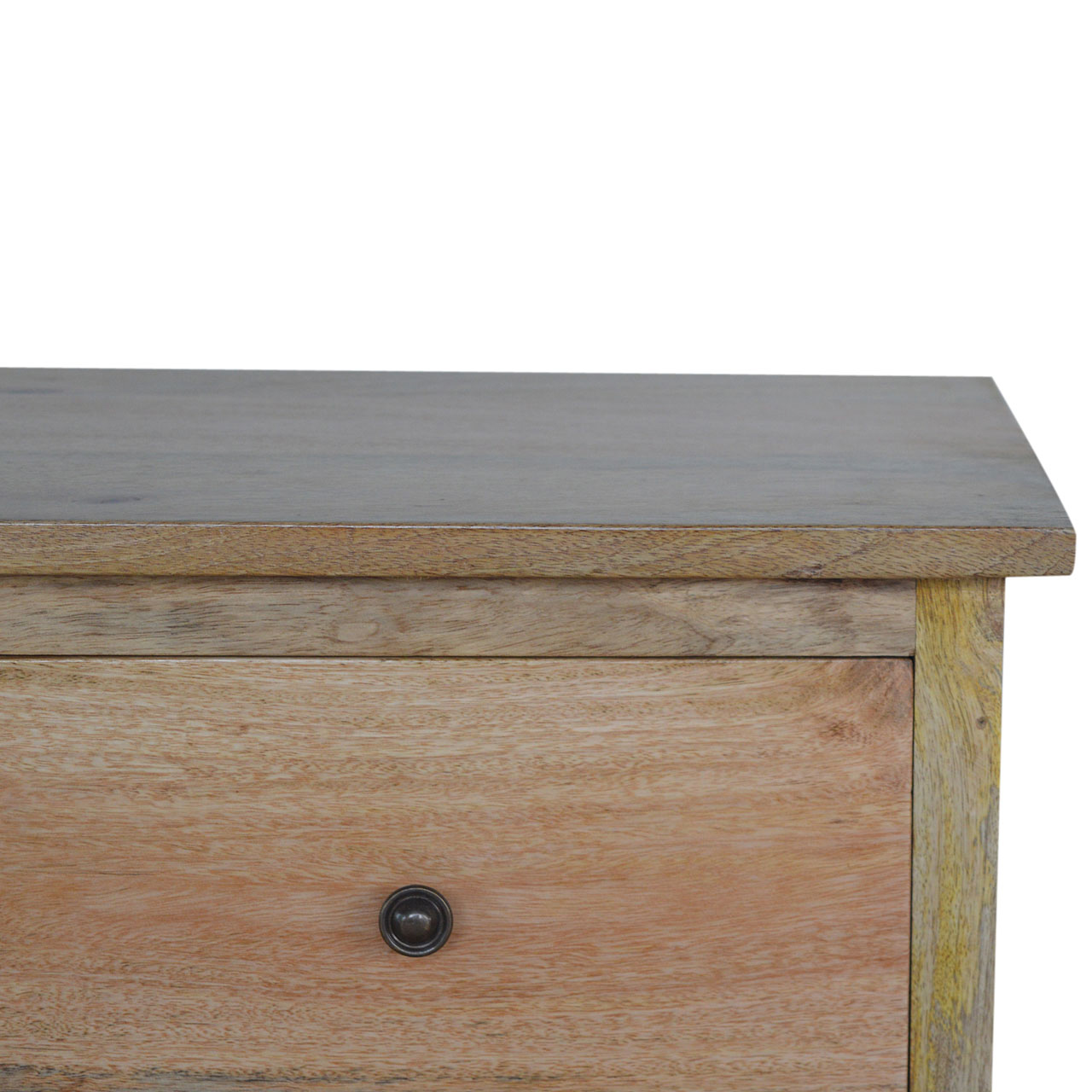 Oak-ish Solid Wood 8 Drawer Chest - Image 5