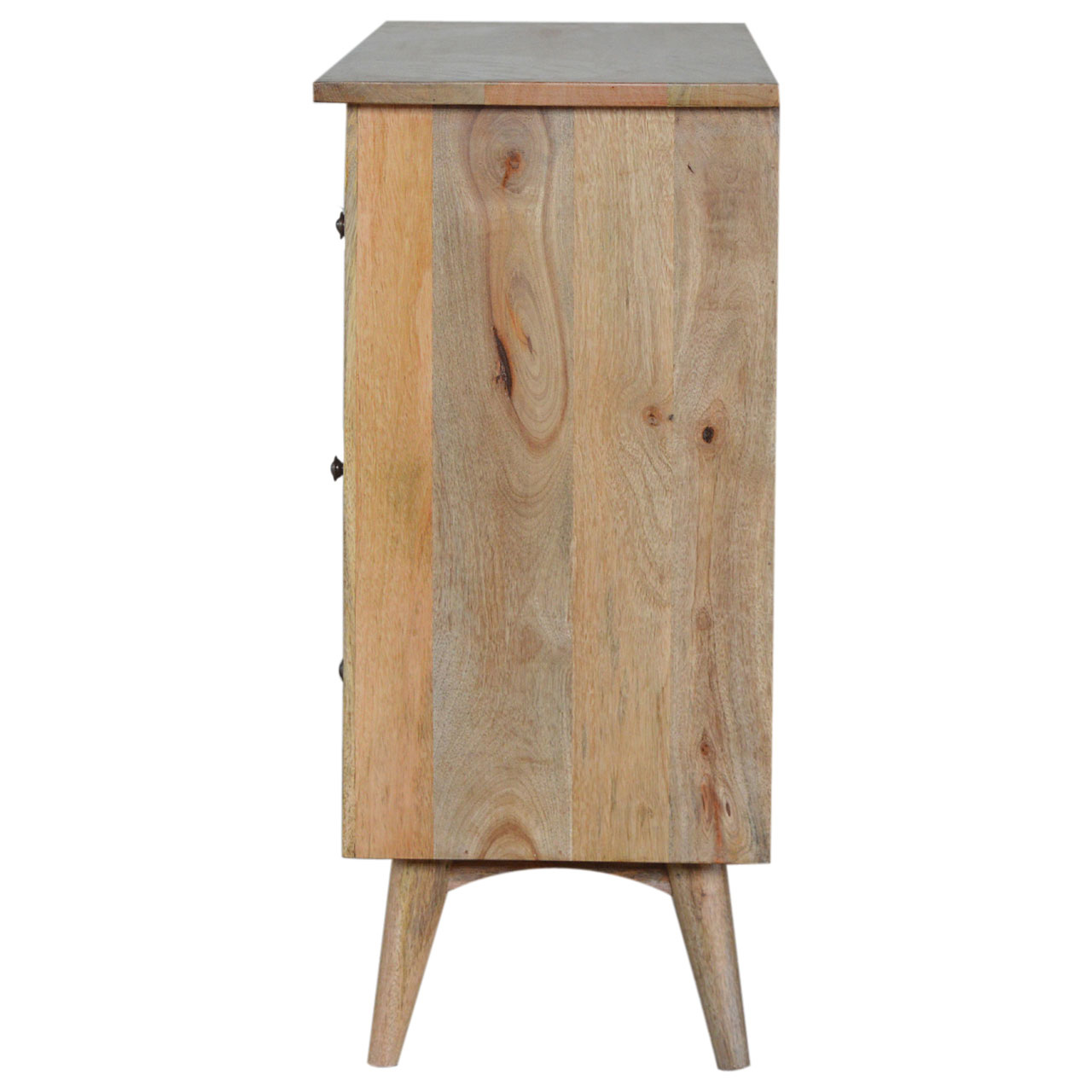 Oak-ish Solid Wood 8 Drawer Chest - Image 9